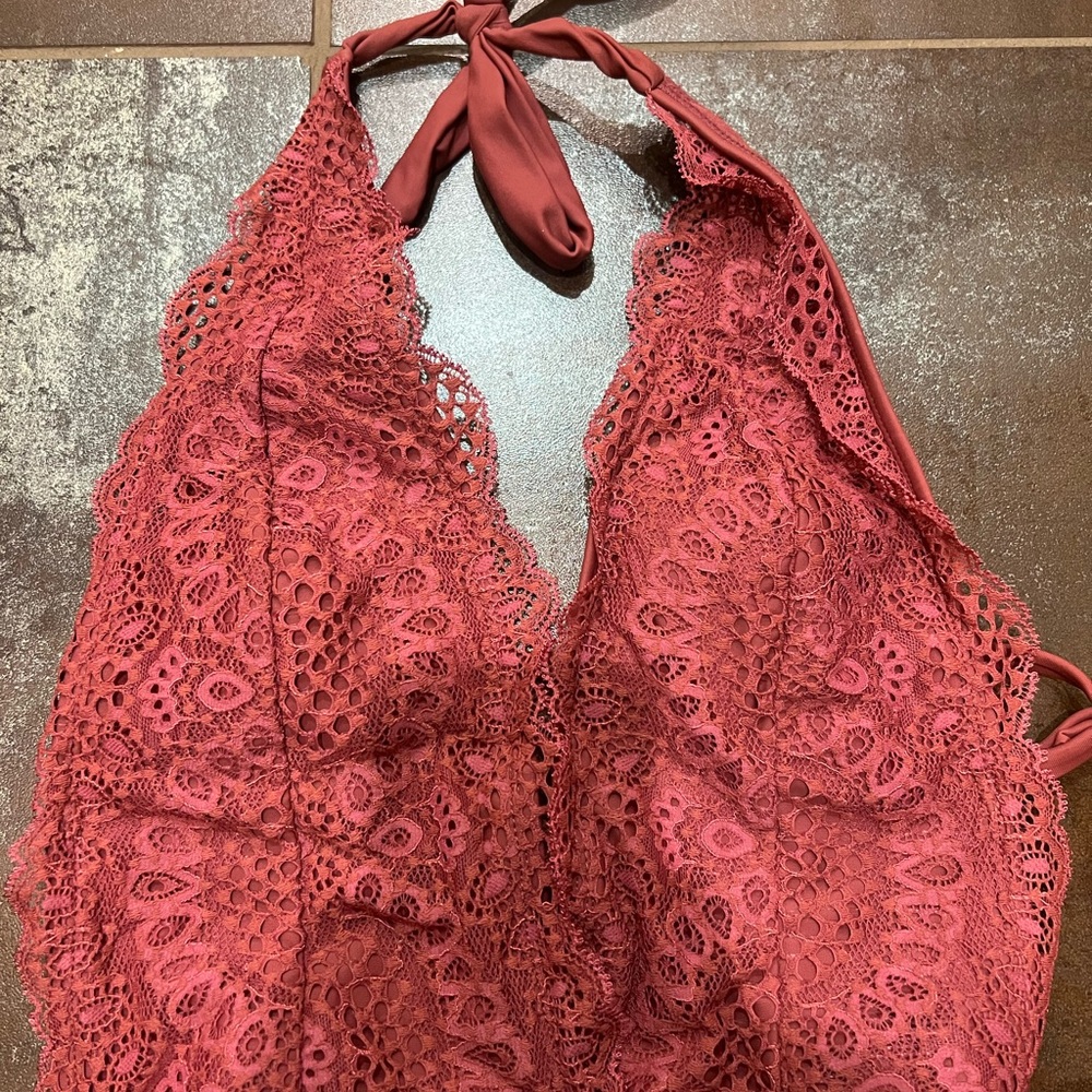 Coral One-piece Swim Suit
